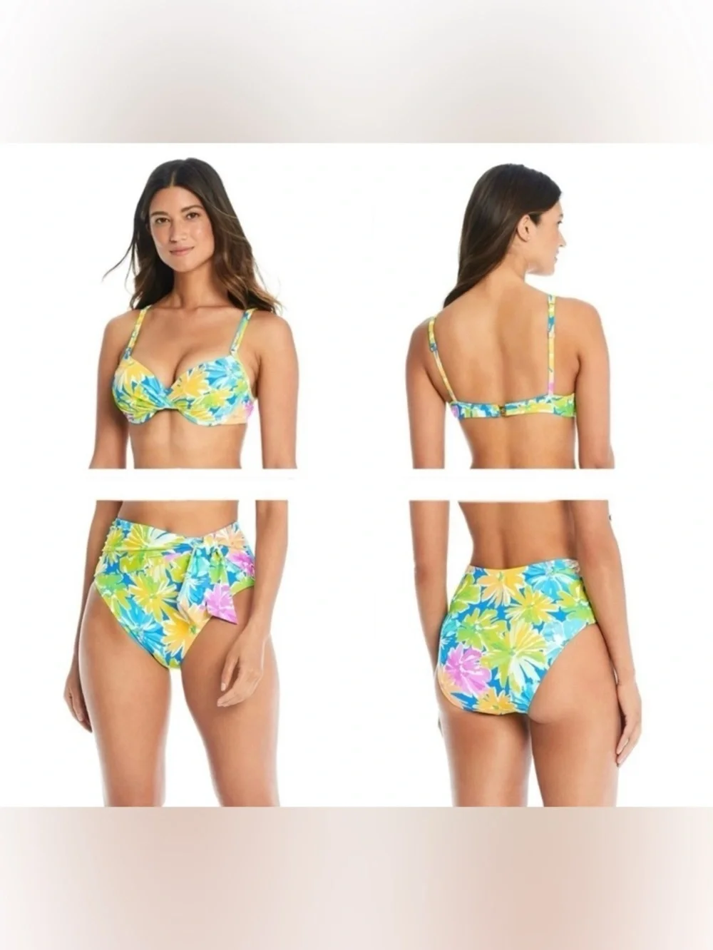Bleu Rod Beattie Spring It On Bikini Swimsuit Size 8 - Picture 1 of 9